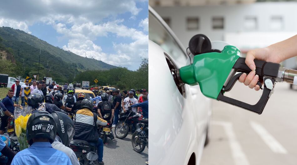 Escasez de combustible en diferentes municipios de Santander.
