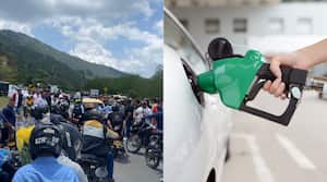 Escasez de combustible en diferentes municipios de Santander.