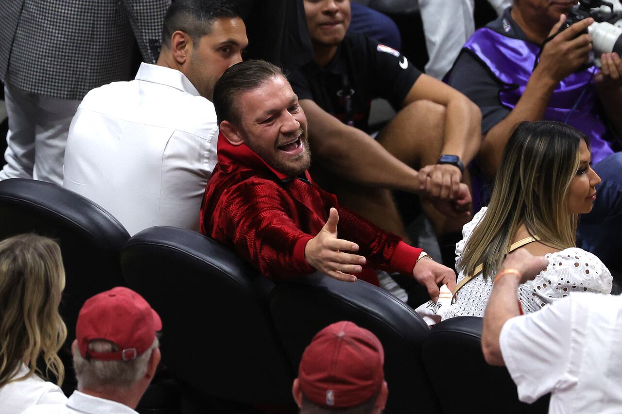 Conor McGregor fue protagonista del juego en Miami.