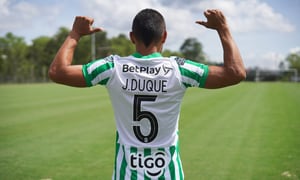 Jhon Duque, nuevo jugador de Atlético Nacional.