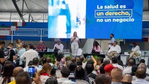 Ministra Carolina Corcho en la Cumbre del Valle del Cauca por la Reforma Estructural al Sistema de Salud.