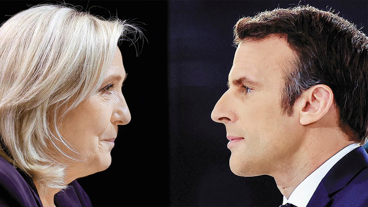 Marine Le Pen y Emmanuel Macron se enfrentarán nuevamente en una apretada segunda vuelta presidencial.
