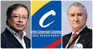 Gustavo Petro y Omar Yepes.