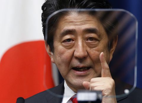 El ex primer ministro japonés Shinzo Abe.