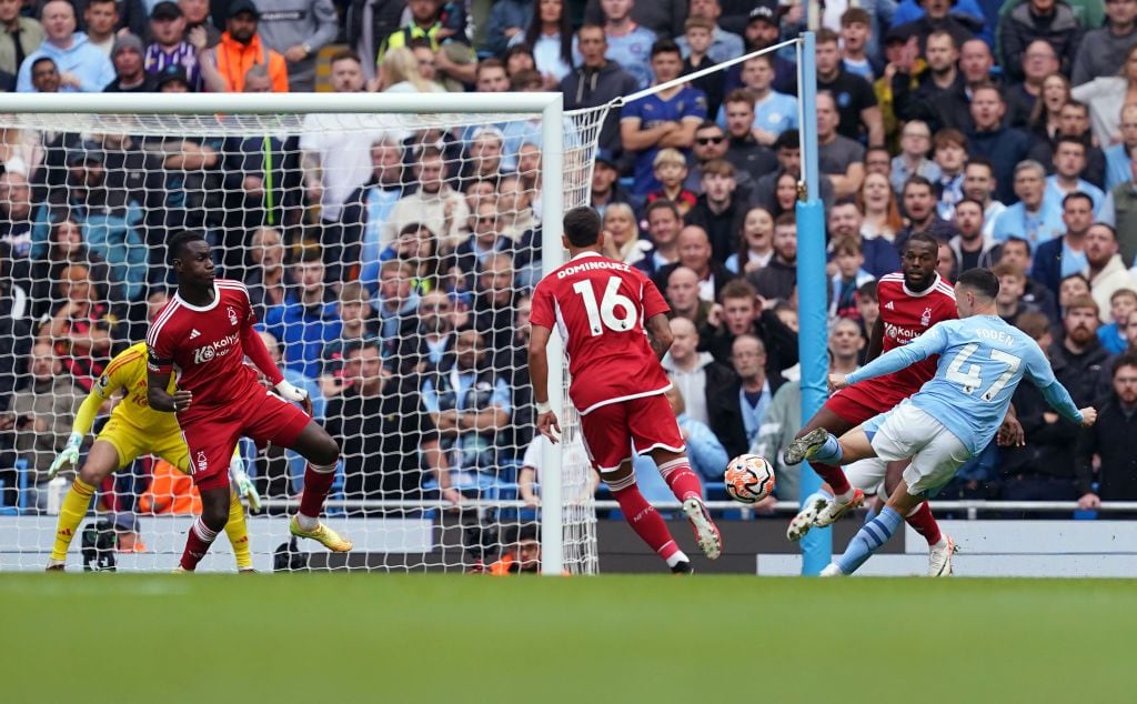 Phil Foden marcó gol para el Manchester City