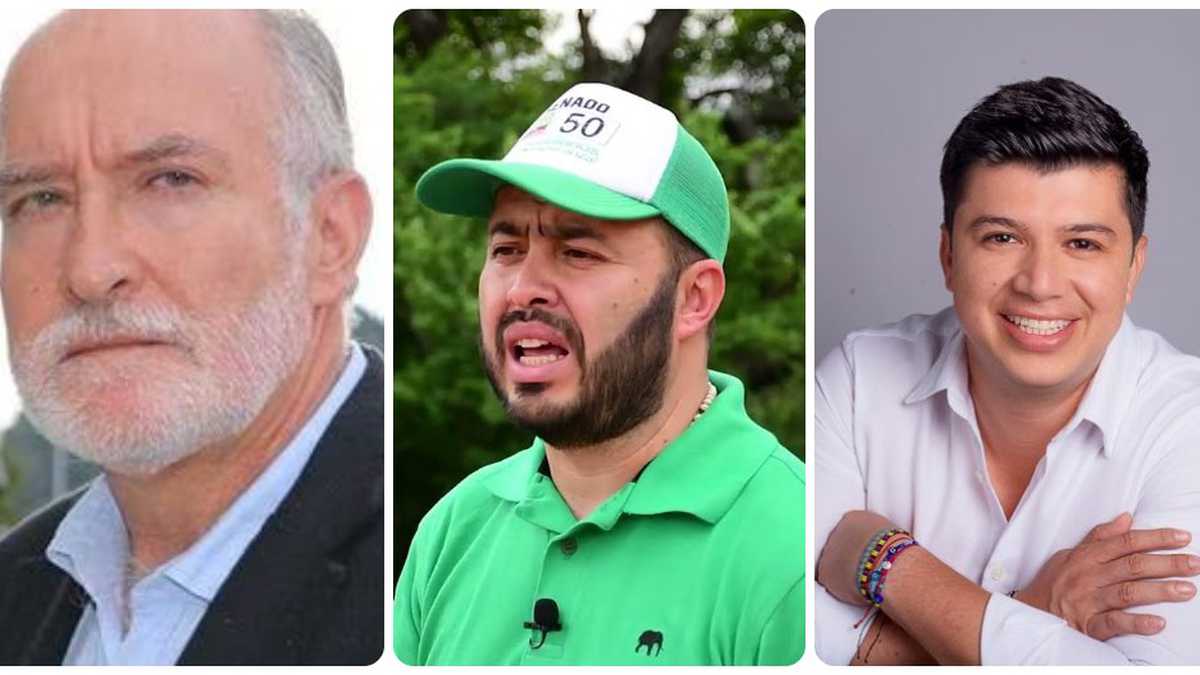 Guido Echeverri, Jairo Alberto Castellanos y Gustavo Morero, senadores expulsados de la ASI.