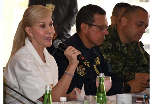 La gobernadora le pidió al Gobierno nacional reforzar la seguridad en el Valle del Cauca.