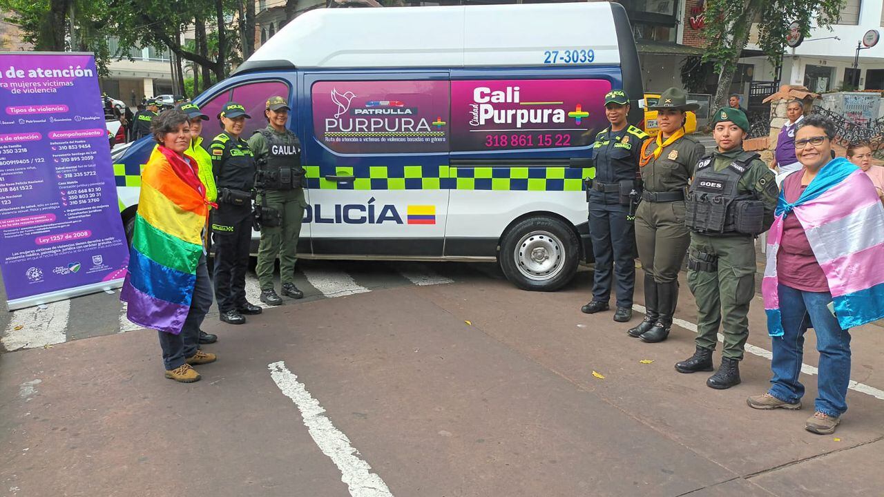 La Patrulla Púrpura es una iniciativa de la Policía, la Alcaldía y la Fiscalía.