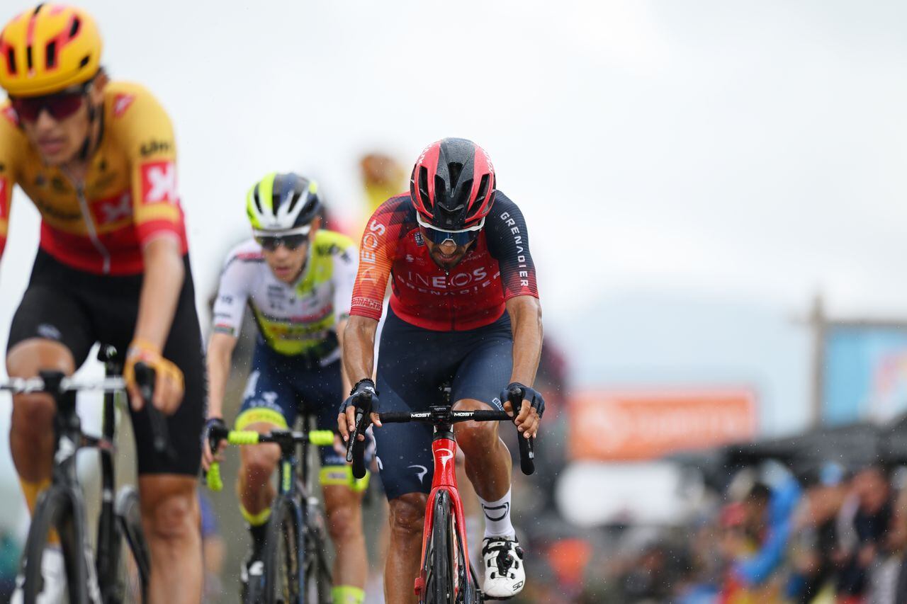 Daniel Felipe Martínez en el Critérium Dauphine.