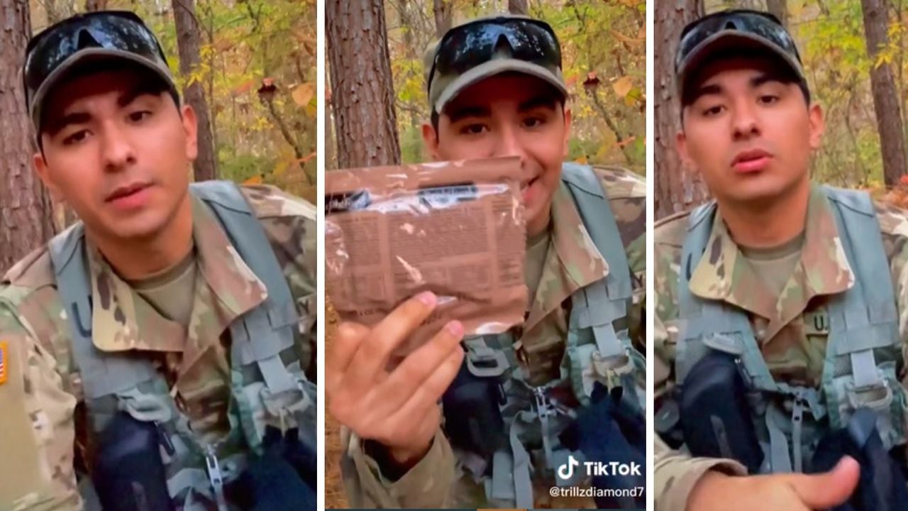 Joe Guerrero: el soldado que hace reseñas sobre la comida militar en redes.