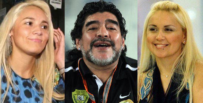 Rocío Oliva y Verónica Ojeda, exparejas de Diego Armando Maradona
