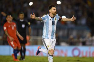 Lionel Messi, delantero de la Selección de Argentina.