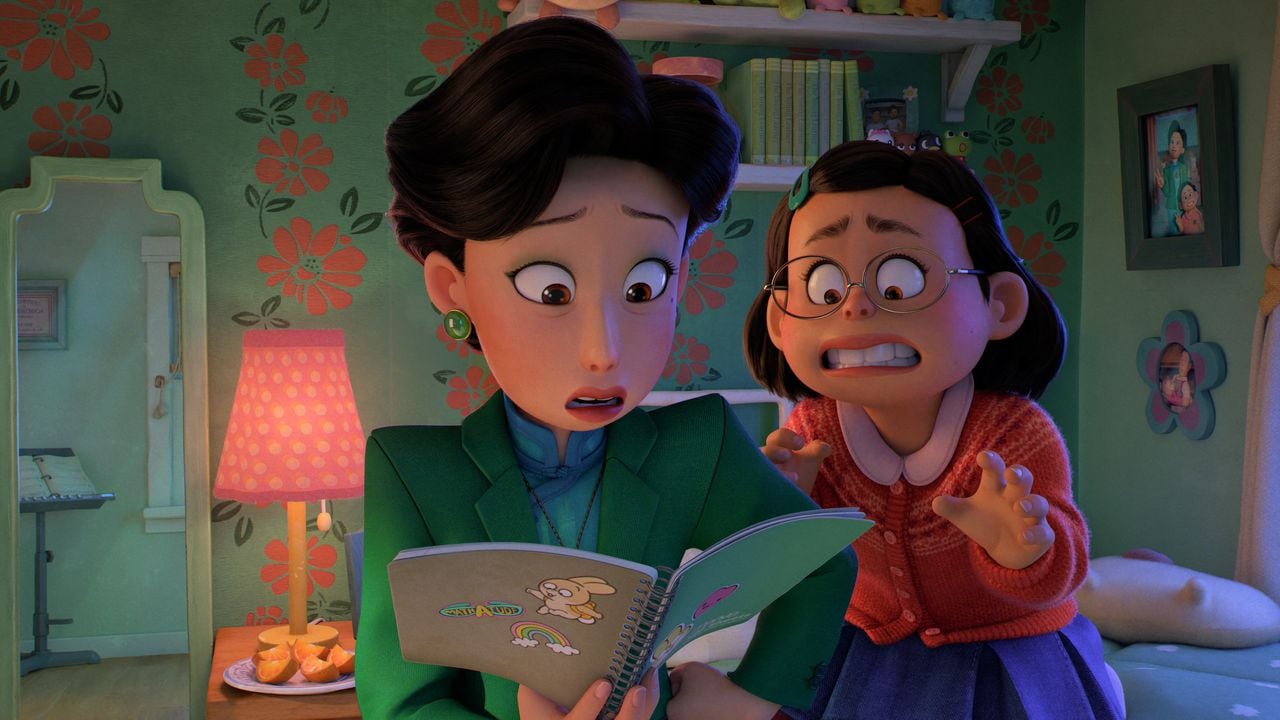 MOTHER, PLEASE! -- Disney and Pixar’s all-new original feature film “Turning Red” introduces 13-year-old Mei Lee and her mother, Ming. They’ve always been close, so when Mei begins showing interest in typical teenager things—like boys, for example—Ming is a little (or a lot) tempted to overreact. Featuring Rosalie Chiang as the voice of Mei Lee, and Sandra Oh as the voice of Ming, “Turning Red” opens in theaters on March 11, 2022. © 2021 Disney/Pixar. All Rights Reserved.