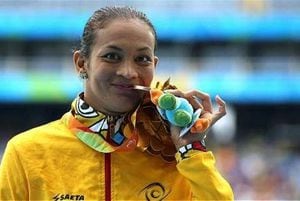 Martha Hernández, primera mujer medallista paralímpica de Colombia