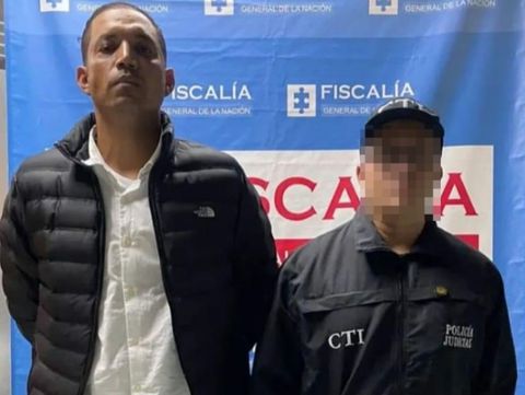 Alejadro Abuchar, capturado por el CTI tras presentarse voluntariamente en el búnker de la Fiscalía