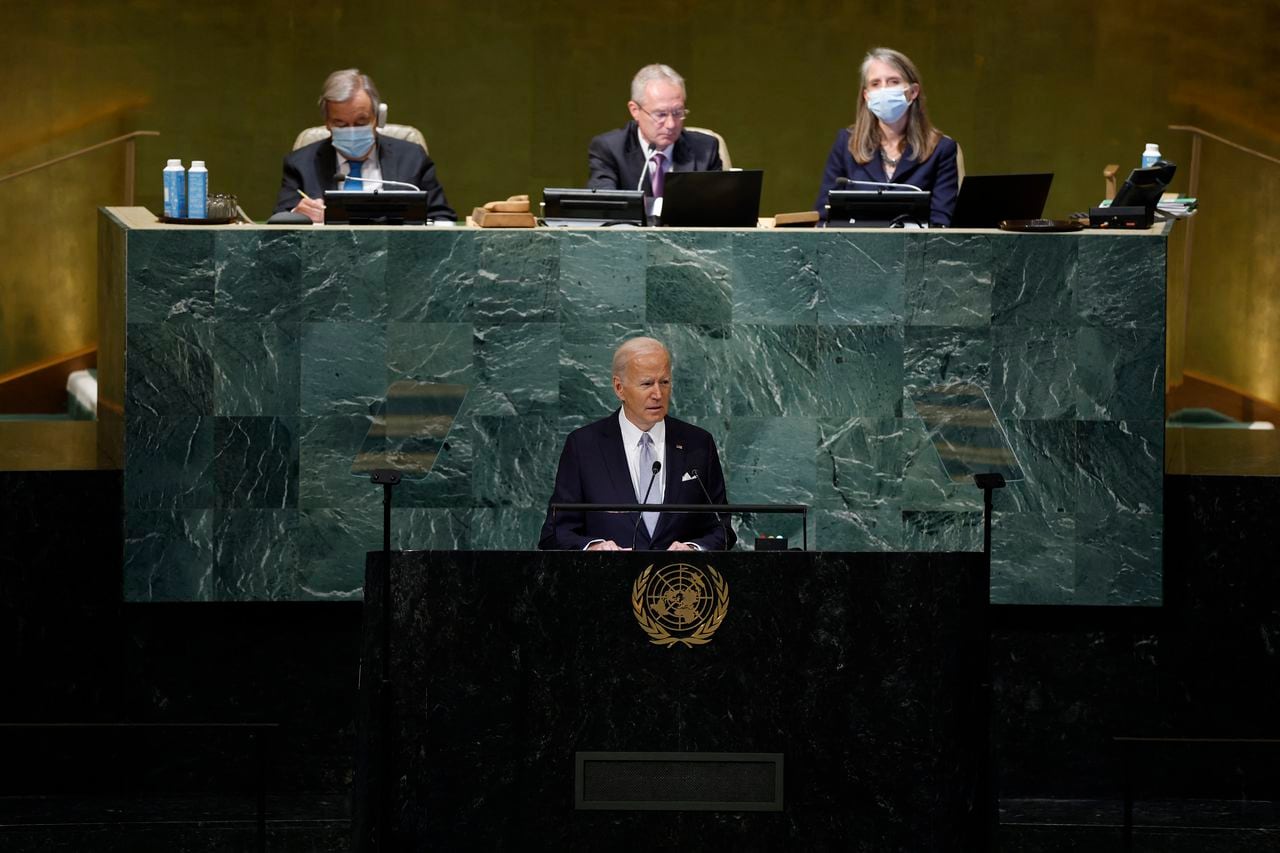 El presidente de los Estados Unidos, Joe Biden arremetió fuertemente contra Rusia en la Asamblea General de la ONU.