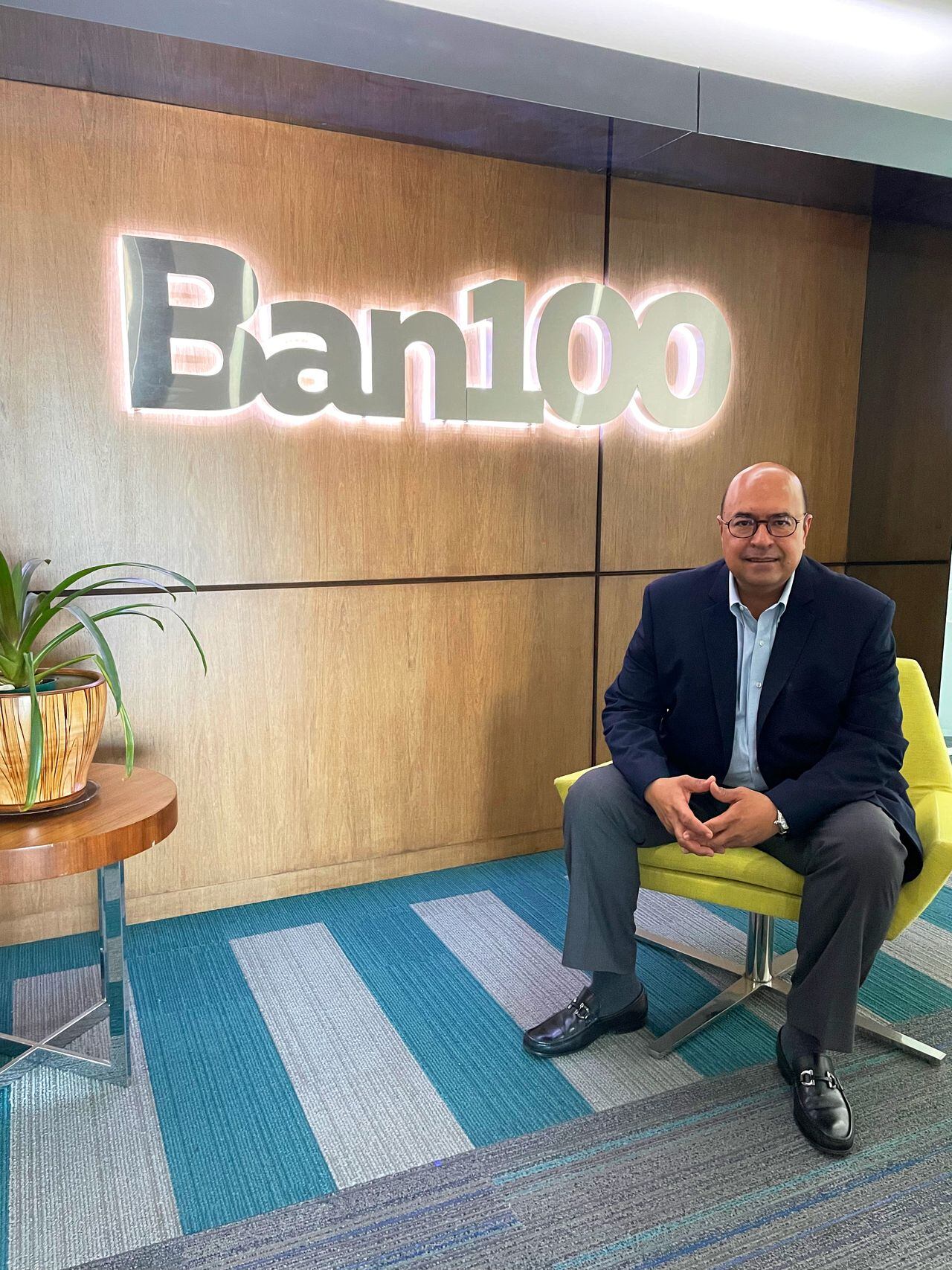 Danilo Morales, presidente de Ban100, entidad  bancaria que reemplaza a Credifinanciera.