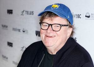 VANCOUVER, BRITISH COLUMBIA - OCTOBER 05:  Filmmaker Michael Moore attends A 30th Anniversary Screening of "Roger & Me" during 2019 Vancouver International Film Festival at Vancouver Playhouse on October 05, 2019 in Vancouver, Canada. (Photo by Andrew Chin/Getty Images)