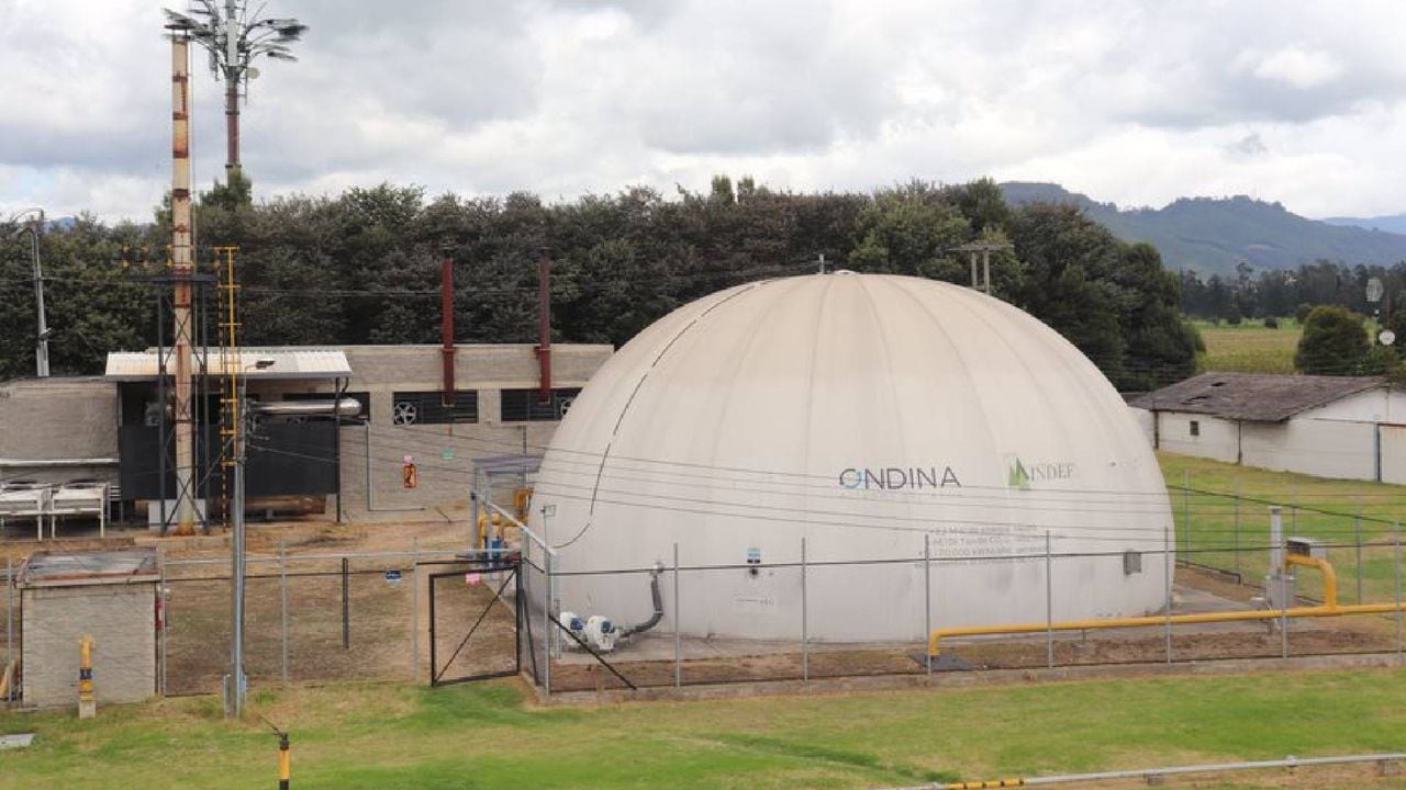 La planta de biogás genera el 18 % de la demanda de energía de Alpina y el 38 % del consumo de su planta de producción en Sopó.