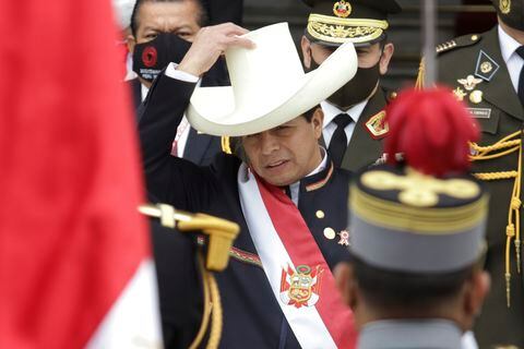 Nuevo presidente de Perú, Pedro Castillo
(AP Photo/Francisco Rodriguez)