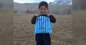 Murtaza Ahmadi, de cinco años.