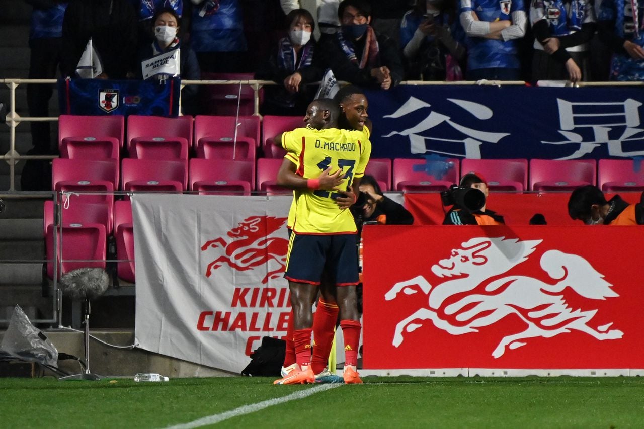 Jhon Jader Durán anota su primer gol con la Selección Colombia de mayores