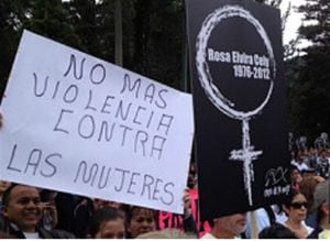 Rosa Elvira Cely fue violada y empalada en un parque de Bogotá.