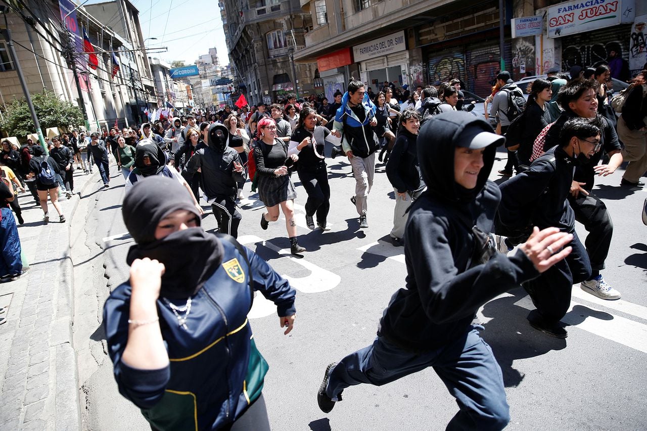 En imágenes : Enfrentamientos en Chile.