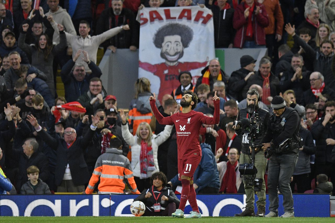 Col gol de Salah, Liverpool derrotó 1 a 0 al Manchester City. Foto: AFP.