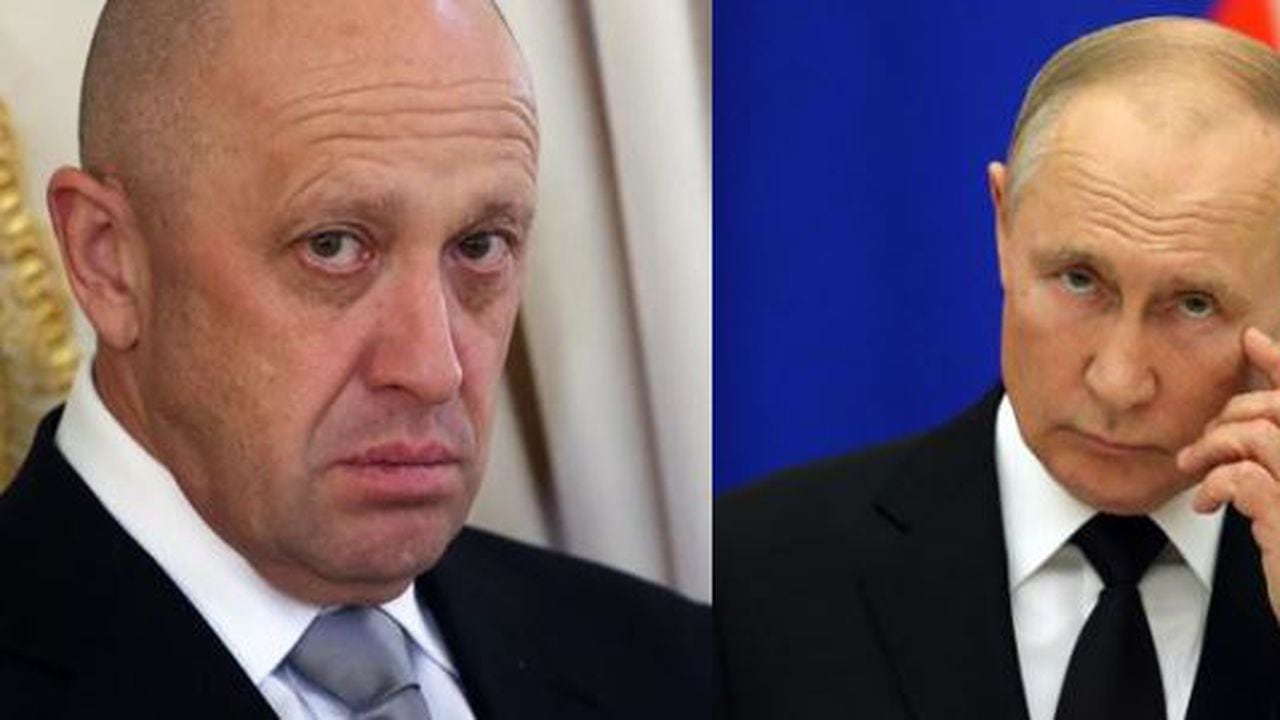Yevgeny Prigozhin y Vladimir Putin