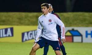 Stefan Medina con la Selección Colombia.