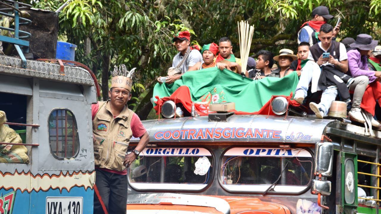 PARO NACIONAL CALI Salida de la Minga