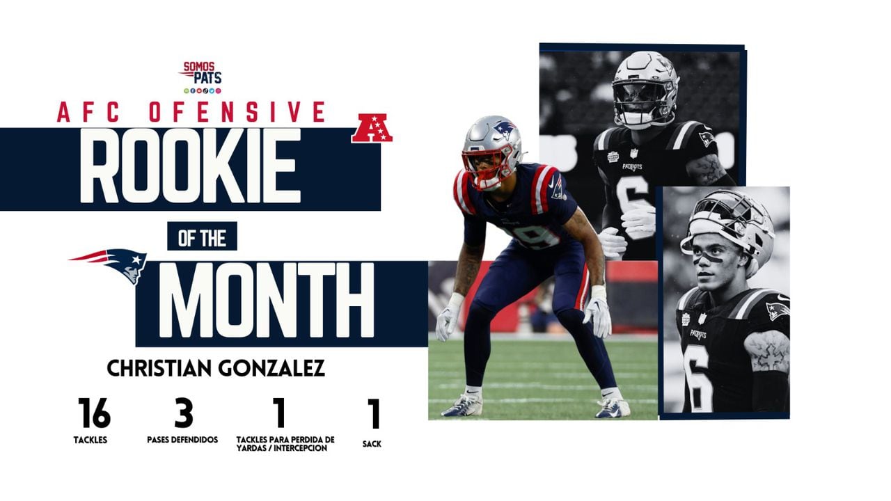 Christian González,  elegido el mejor novato defensivo en el mes de septiembre en la NFL