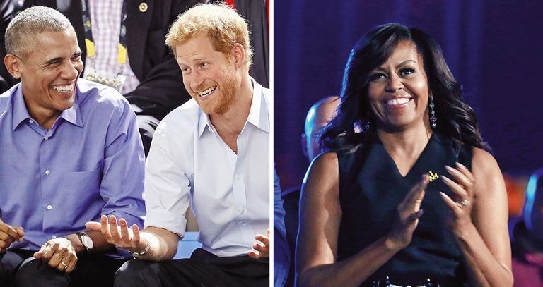 Harry es amigo de Barack y Michelle Obama desde que ellos estaban en la Casa Blanca. Se cree que la pareja ayudó a los Sussex a lograr sus contratos con Netflix, Spotify y Penguin Random House. 