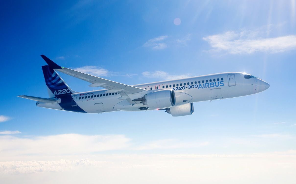 JetBlue Airways firmó un pedido con Airbus por 30 aviones A220-300 adicionales. Foto: Airbus
