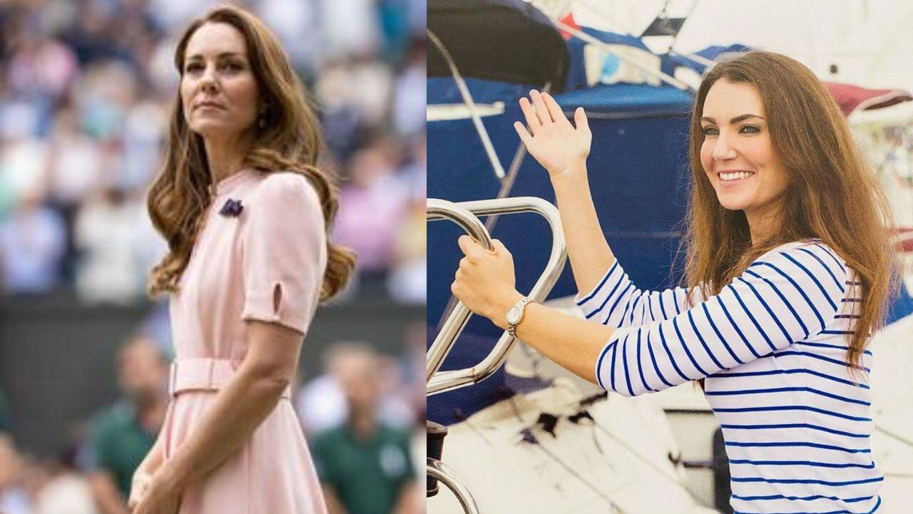 Ella es Heidi Agan, la doble de Kate Middleton que lleva varios años imitando a la Princesa de Gales