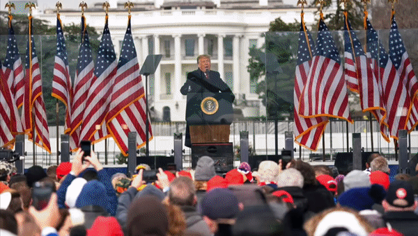 Las protestas se dieron tras el llamado de Trump para manifestarse en contra de la certificación de la victoria presidencial de Joe Biden.