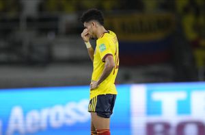 Díaz fue uno de los más afectados tras el empate de Colombia ante Paraguay en el Metropolitano
