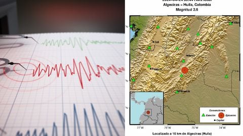 El epicentro del sismo fue en el departamento del Huila.