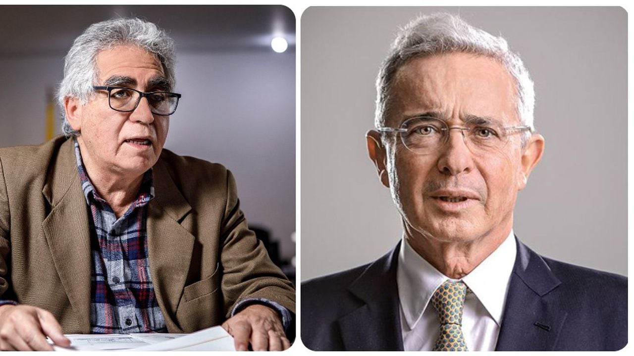 Augusto Rodríguez y Álvaro Uribe.