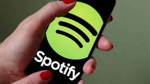 Spotify, plataforma de reproducción de música.