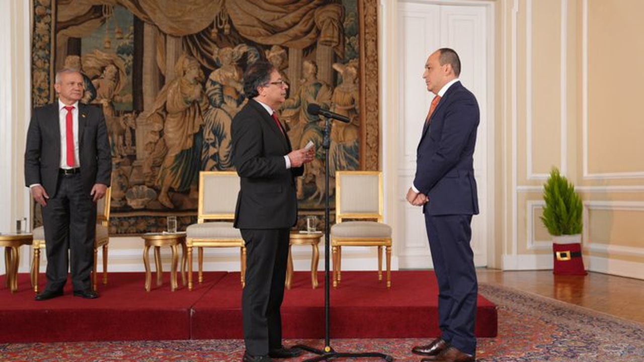 Presidente Gustavo Petro y Vladimir Fernández