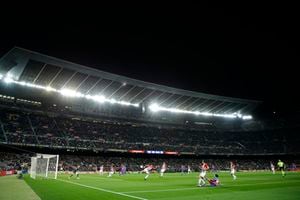 Camp Nou, estadio del Barcelona, durante un partido ante el Athletic de Bilbao
