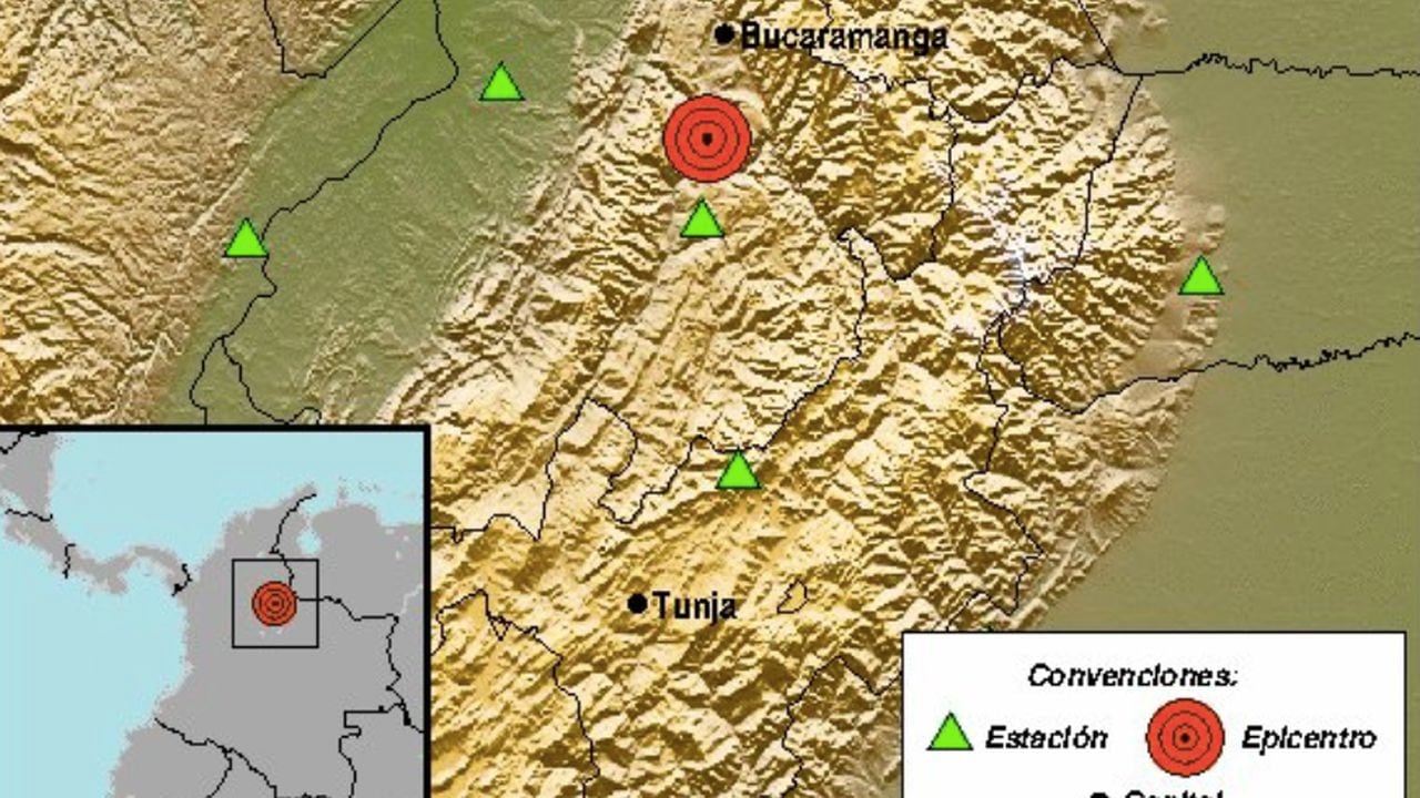 Temblor en Colombia este viernes 10 de marzo.