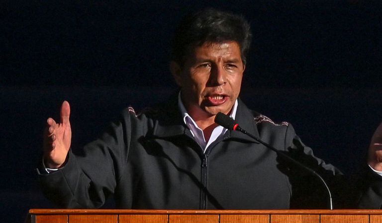 Pedro Castillo tiene gran desaprobación en Perú