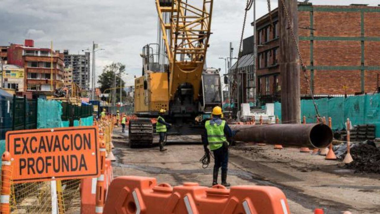 El intercambiador vial en la calle 72 es una de las obras más importantes de la construcción de la Primera Línea del Metro de Bogotá.