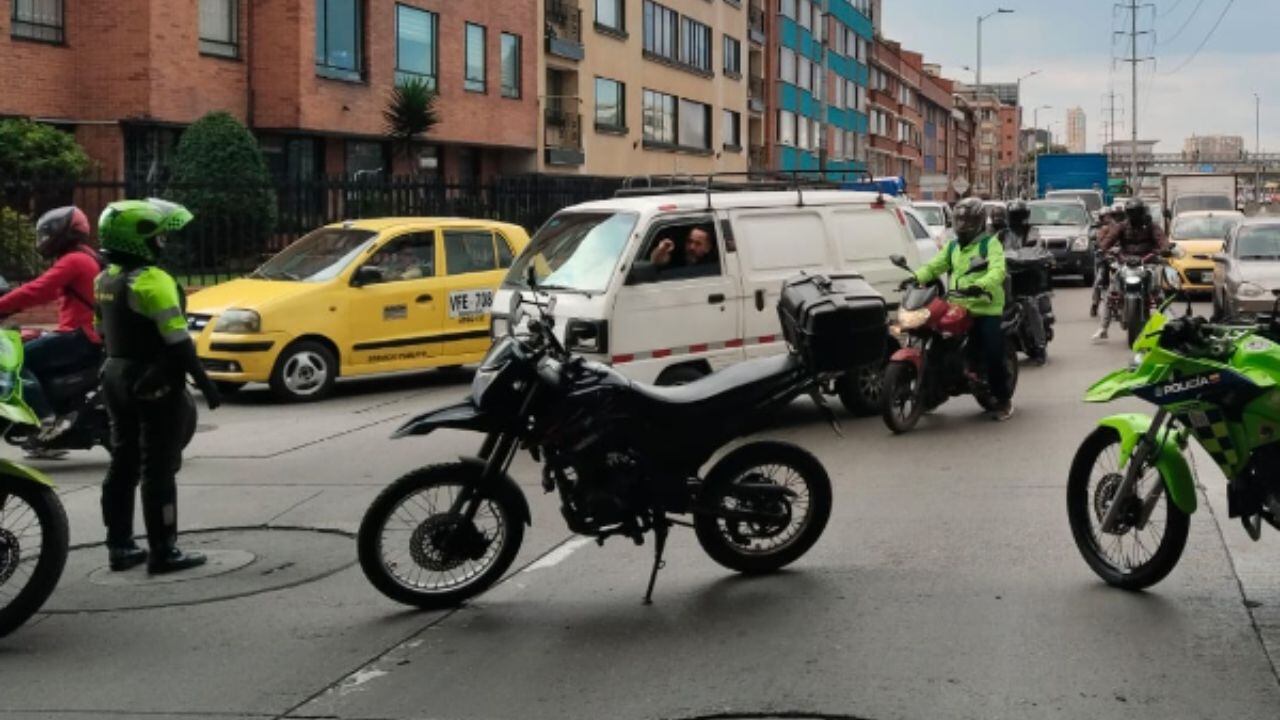 Así está la movilidad en Bogotá.