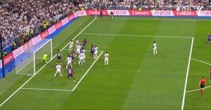 Polémico ángulo del supuesto gol de Yamal en el Real Madrid vs. Barcelona.