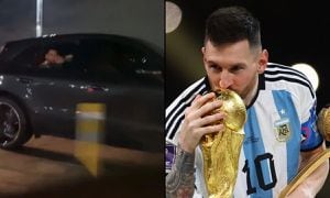 Lionel Messi en Argentina.