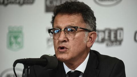 Juan Carlos Osorio cuando dirigía a Atlético Nacional.